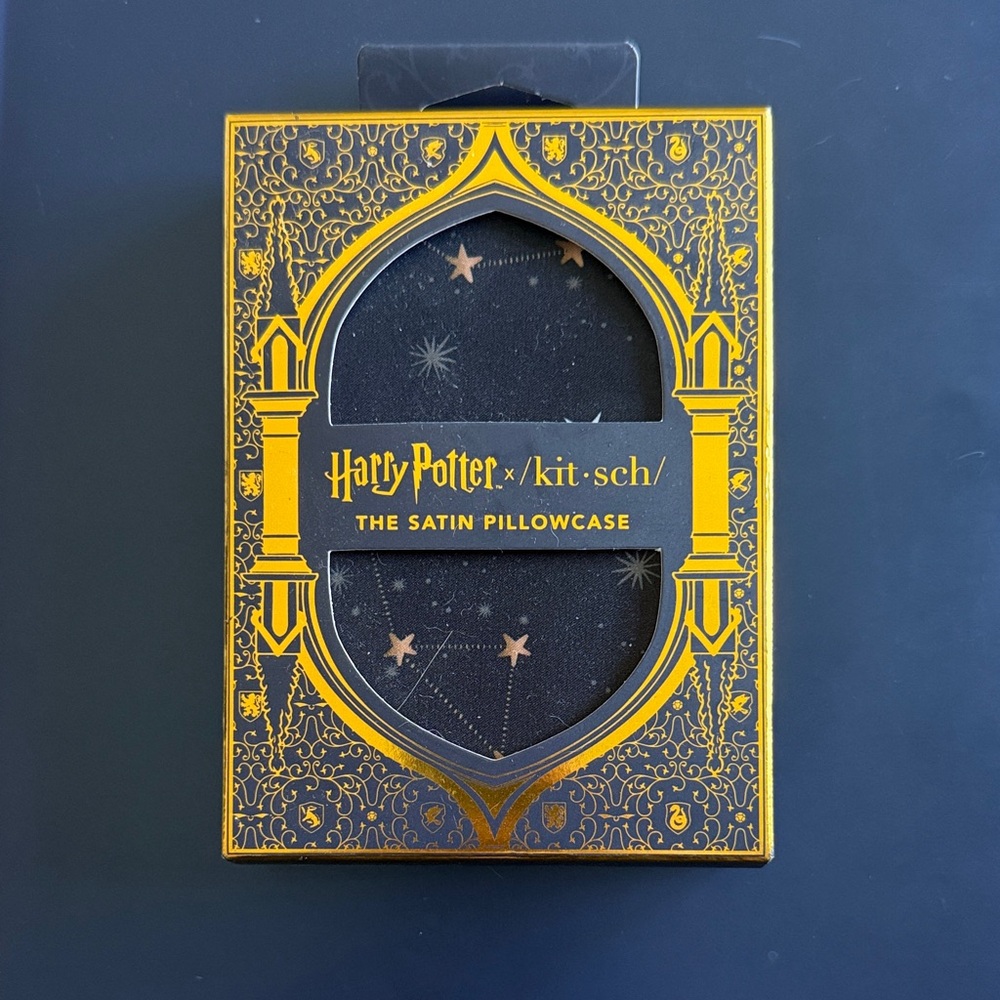 Harry Potter Kitsch Satin Pillowcase with Celestial Design